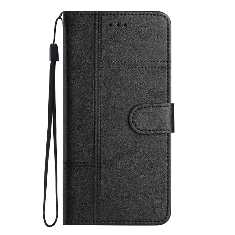 Cowhide Texture Stitching Leather Phone Case, For iPhone 16 Pro Max, For iPhone 16 Pro, For iPhone 16 Plus, For iPhone 16