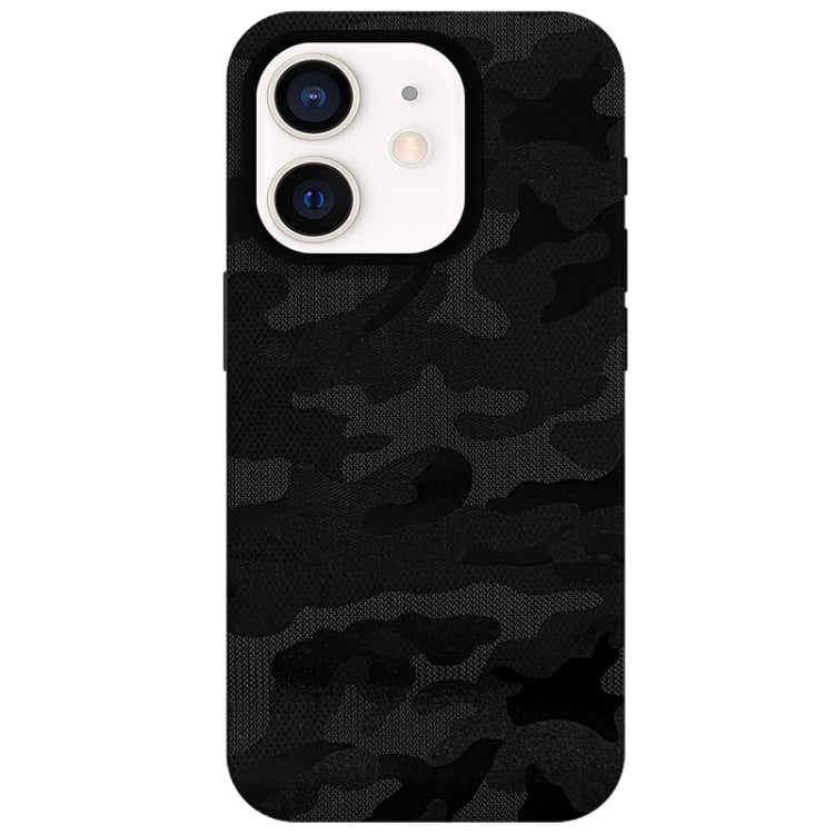 Camouflage Ice Feel Texture MagSafe PU Hybrid PC Phone Case, For iPhone 13, For iPhone 12