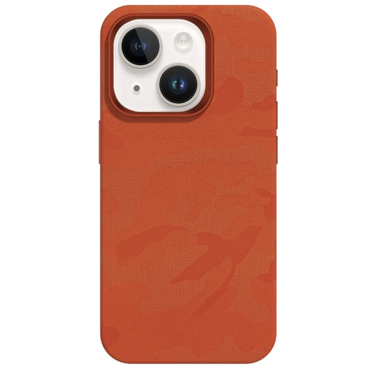 Camouflage Ice Feel Texture MagSafe PU Hybrid PC Phone Case, For iPhone 13, For iPhone 12