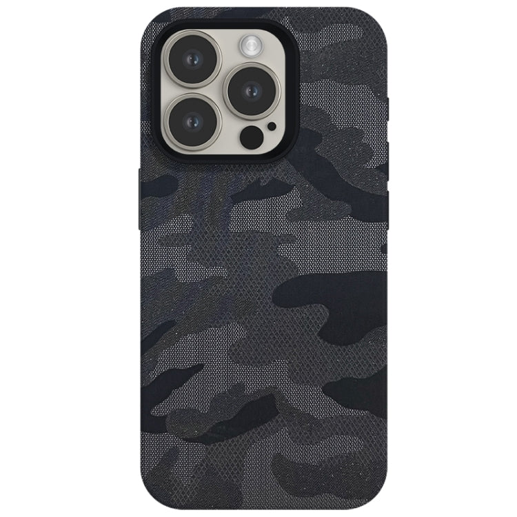 Camouflage Ice Feel Texture MagSafe PU Hybrid PC Phone Case, For iPhone 13 Pro Max, For iPhone 13 Pro