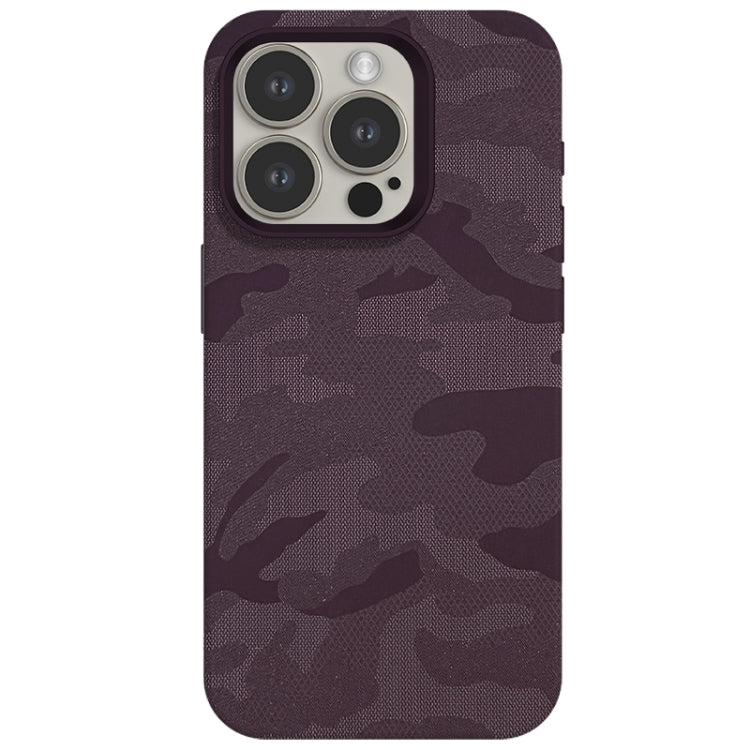 Camouflage Ice Feel Texture MagSafe PU Hybrid PC Phone Case, For iPhone 13 Pro Max, For iPhone 13 Pro
