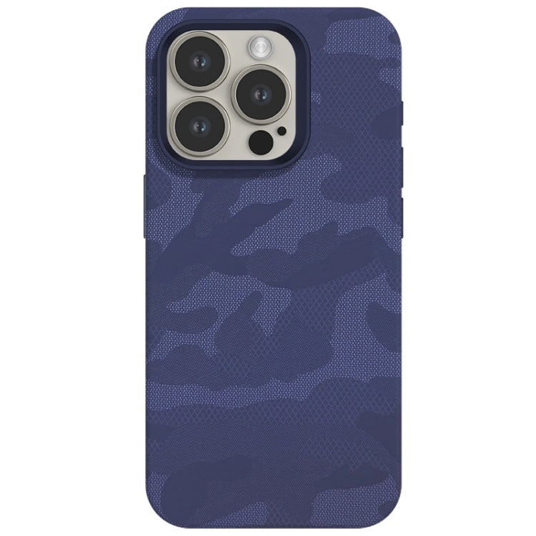 Camouflage Ice Feel Texture MagSafe PU Hybrid PC Phone Case, For iPhone 14 Pro, For iPhone 14 Pro Max