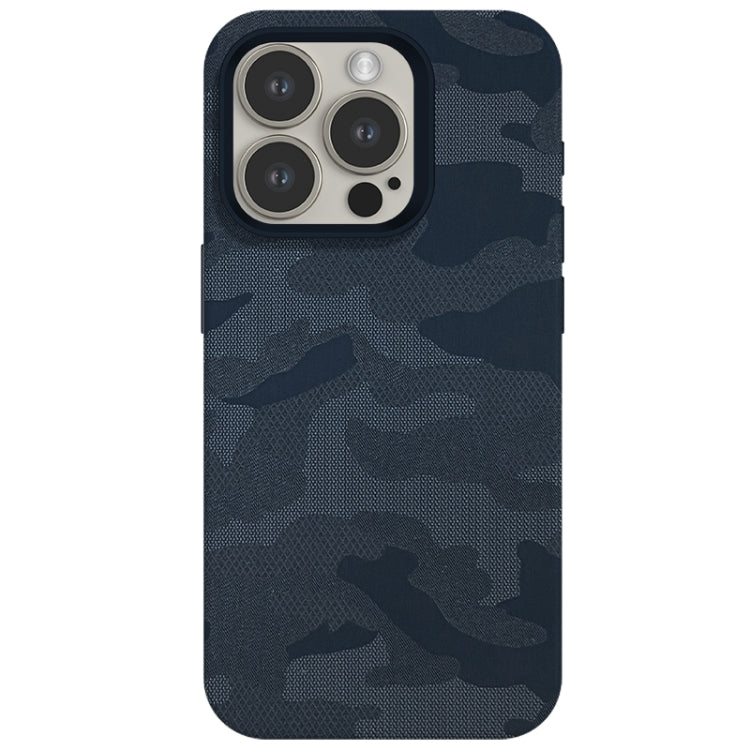 Camouflage Ice Feel Texture MagSafe PU Hybrid PC Phone Case, For iPhone 14 Pro, For iPhone 14 Pro Max
