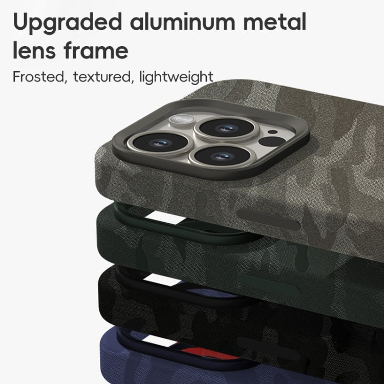Camouflage Ice Feel Texture MagSafe PU Hybrid PC Phone Case, For iPhone 12 Pro Max, For iPhone 12 Pro