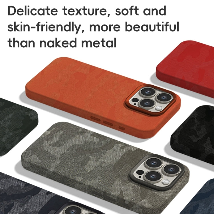 Camouflage Ice Feel Texture MagSafe PU Hybrid PC Phone Case, For iPhone 13 Pro Max, For iPhone 13 Pro