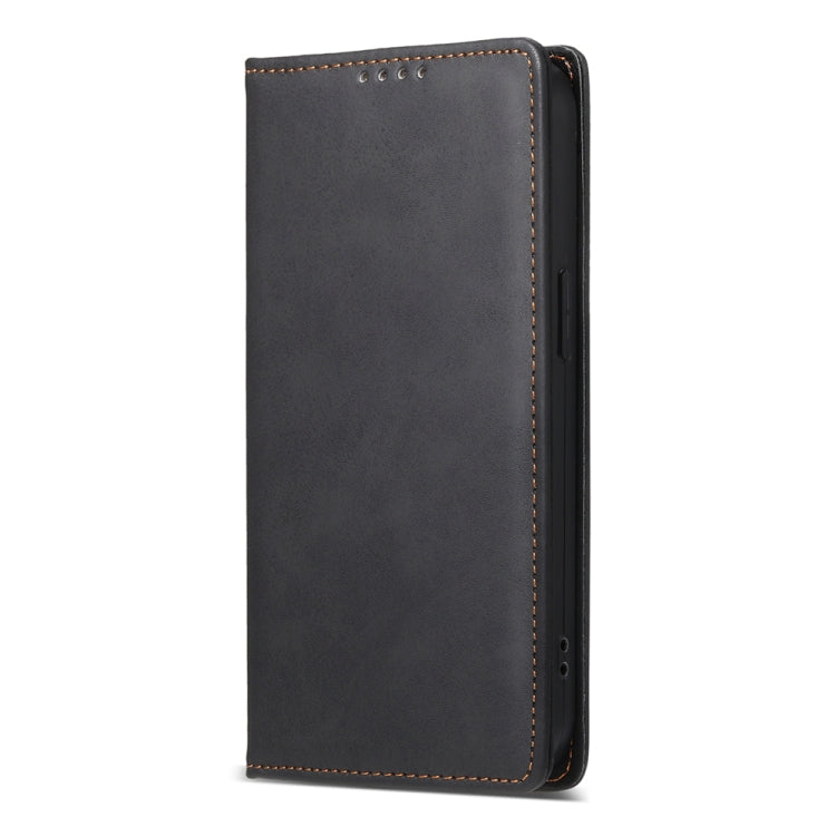 Business Solid Color Magnetic RFID Leather Phone Case, For iPhone 17 Pro Max, For iPhone 17 Pro, For iPhone 17, For iPhone 17 Air
