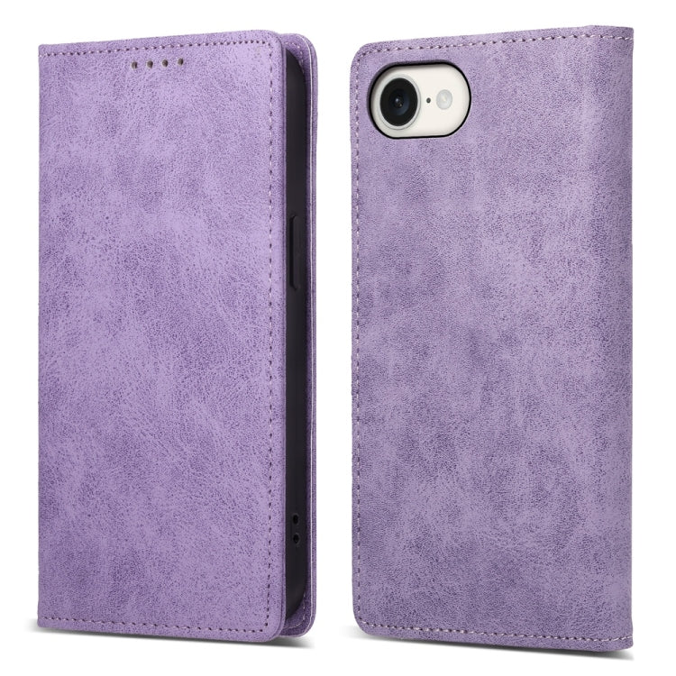 Business Solid Color Magnetic RFID Leather Phone Case, For iPhone 17 Pro Max, For iPhone 17 Pro, For iPhone 17, For iPhone 17 Air