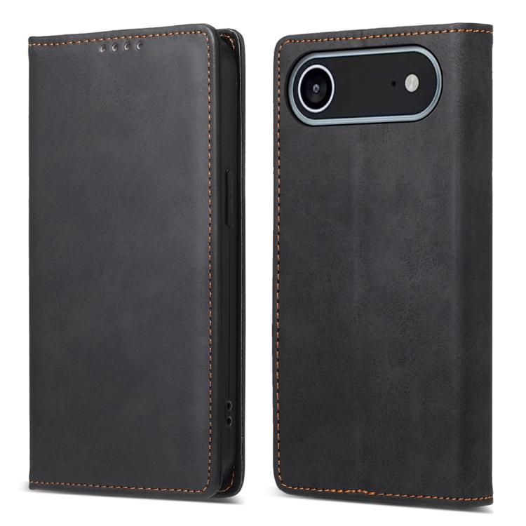 Business Solid Color Magnetic RFID Leather Phone Case, iPhone 16e, For iPhone 16 Pro Max, For iPhone 16 Pro, For iPhone 16 Plus