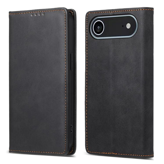 Business Solid Color Magnetic RFID Leather Phone Case, iPhone 16e, For iPhone 16 Pro Max, For iPhone 16 Pro, For iPhone 16 Plus