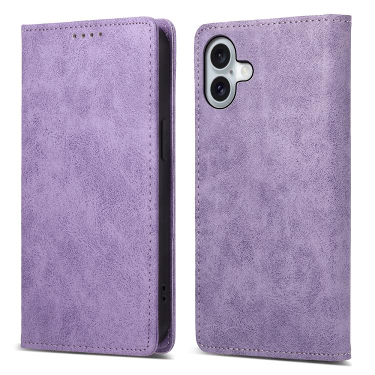 Business Solid Color Magnetic RFID Leather Phone Case, For iPhone 17 Pro Max, For iPhone 17 Pro, For iPhone 17, For iPhone 17 Air