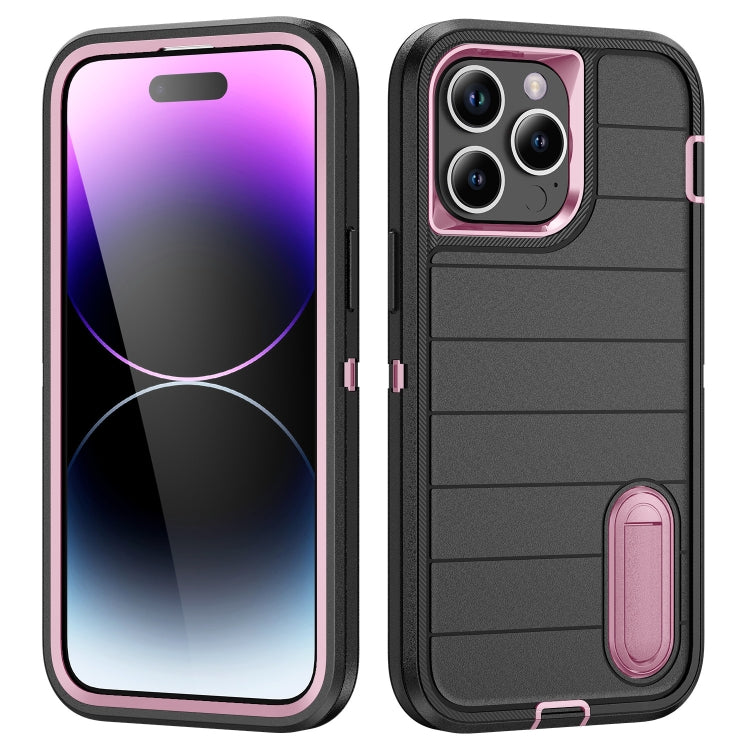 Defender Gen2 Rugged PC + Silicone Phone Case with Holder, For iPhone 14 Pro, For iPhone 14 Pro Max, For iPhone 13 Pro Max