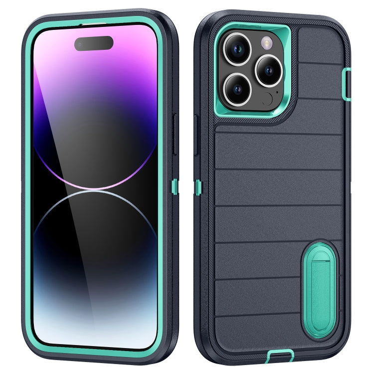 Defender Gen2 Rugged PC + Silicone Phone Case with Holder, For iPhone 14 Pro, For iPhone 14 Pro Max, For iPhone 13 Pro Max