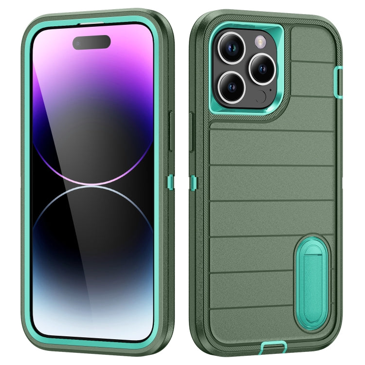 Defender Gen2 Rugged PC + Silicone Phone Case with Holder, For iPhone 14 Pro, For iPhone 14 Pro Max, For iPhone 13 Pro Max