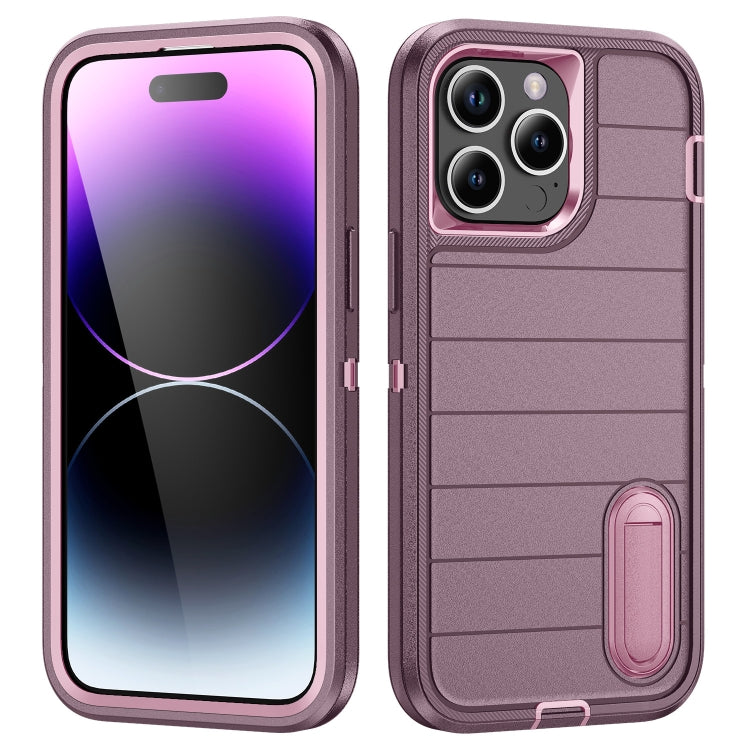 Defender Gen2 Rugged PC + Silicone Phone Case with Holder, For iPhone 14 Pro, For iPhone 14 Pro Max, For iPhone 13 Pro Max