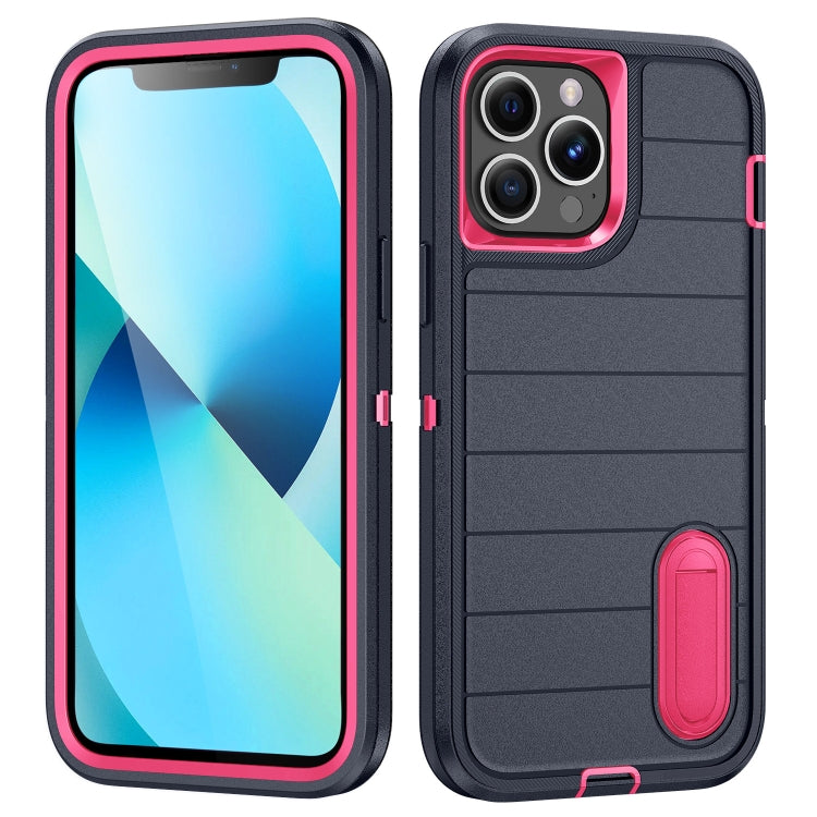 Defender Gen2 Rugged PC + Silicone Phone Case with Holder, For iPhone 13 Pro, For iPhone 13, For iPhone 12