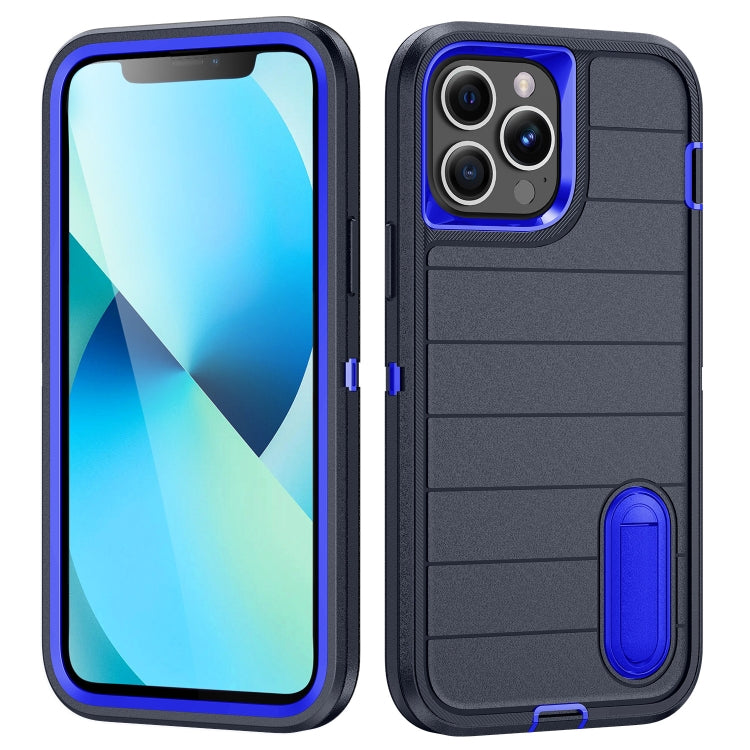 Defender Gen2 Rugged PC + Silicone Phone Case with Holder, For iPhone 13 Pro, For iPhone 13, For iPhone 12
