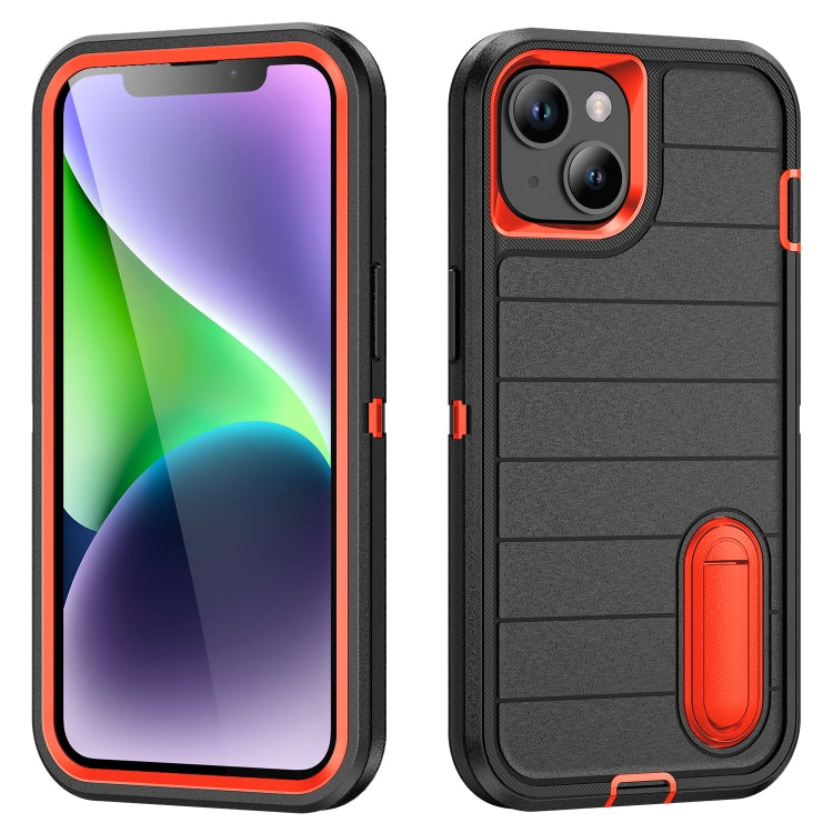 Defender Gen2 Rugged PC + Silicone Phone Case with Holder, For iPhone 13 Pro, For iPhone 13, For iPhone 12