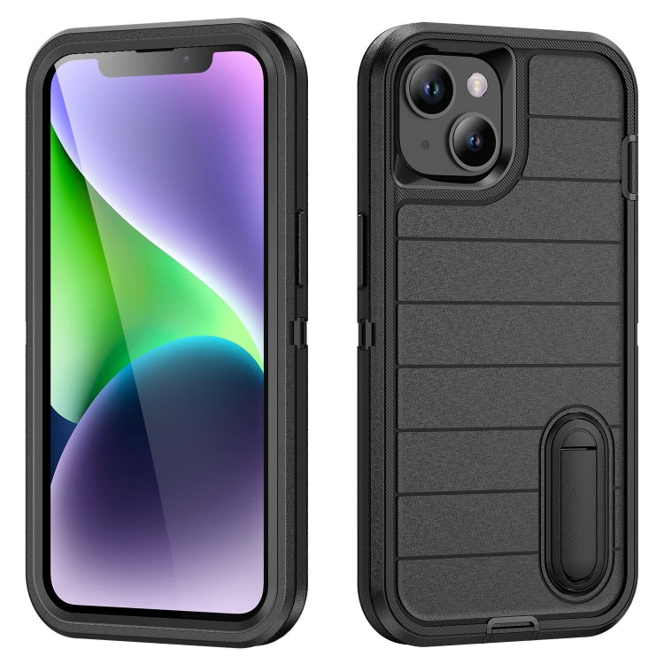Defender Gen2 Rugged PC + Silicone Phone Case with Holder, For iPhone 13 Pro, For iPhone 13, For iPhone 12
