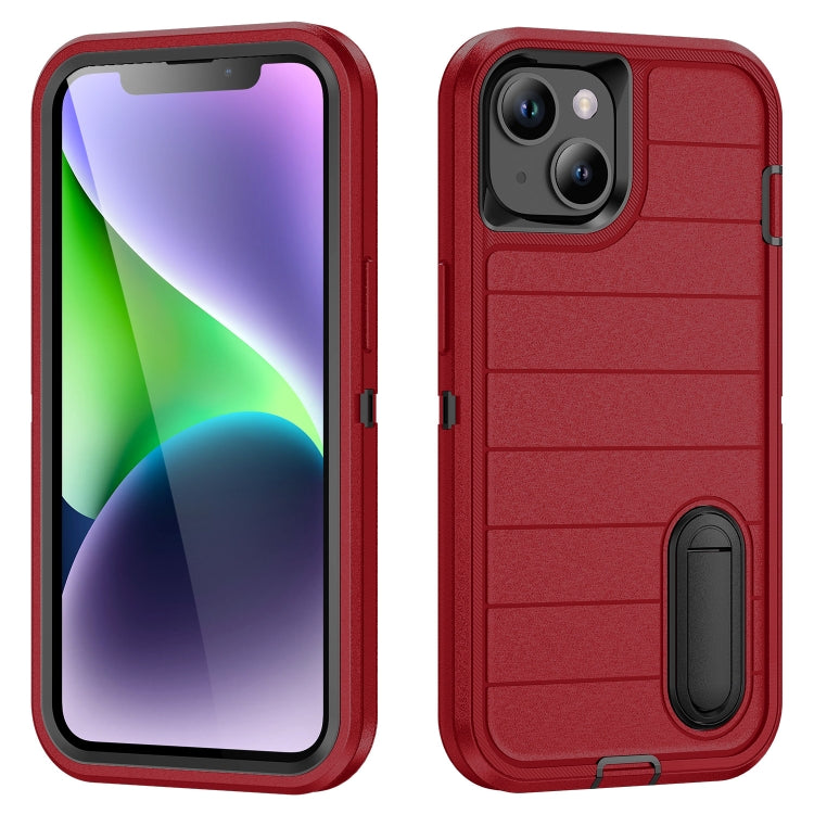 Defender Gen2 Rugged PC + Silicone Phone Case with Holder, For iPhone 13 Pro, For iPhone 13, For iPhone 12