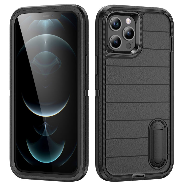 Defender Gen2 Rugged PC + Silicone Phone Case with Holder, For iPhone 12 Pro Max, For iPhone 12 Pro, For iPhone 11