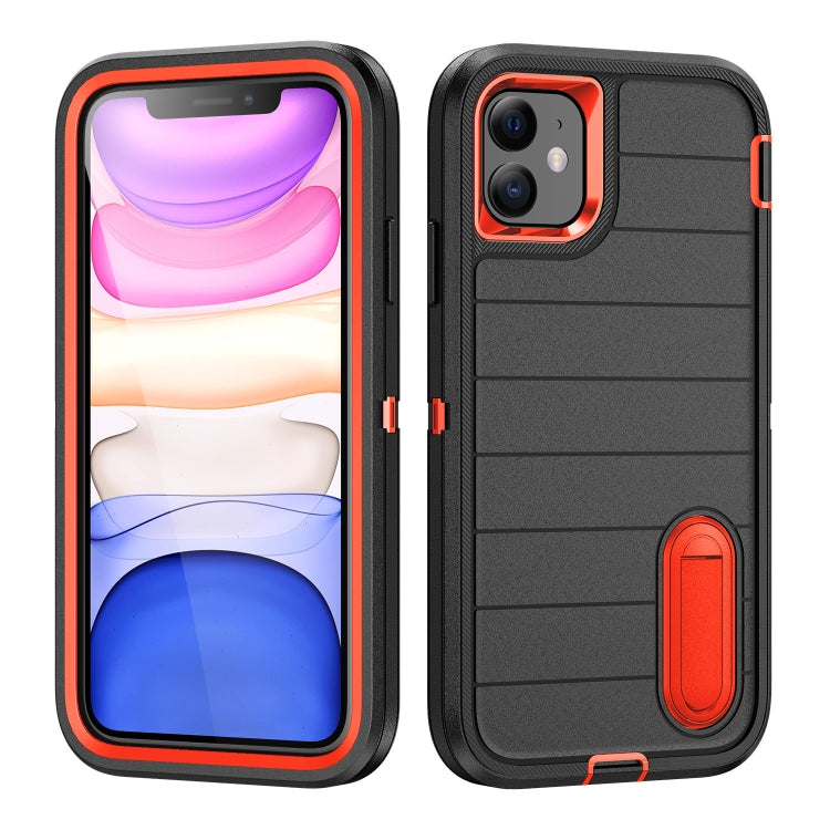 Defender Gen2 Rugged PC + Silicone Phone Case with Holder, For iPhone 13 Pro, For iPhone 13, For iPhone 12