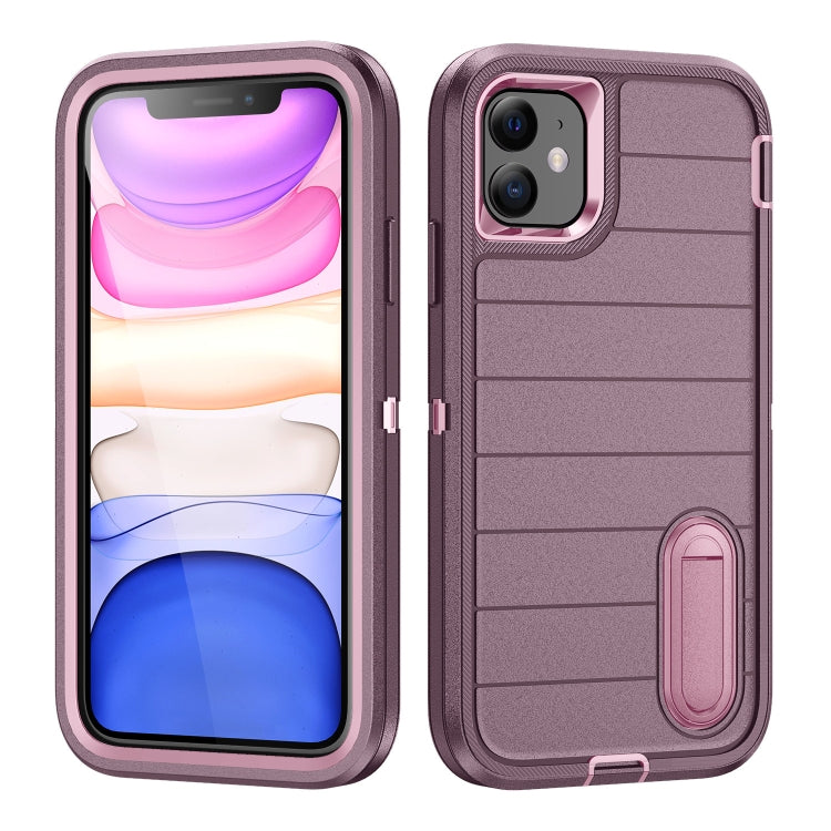 Defender Gen2 Rugged PC + Silicone Phone Case with Holder, For iPhone 13 Pro, For iPhone 13, For iPhone 12