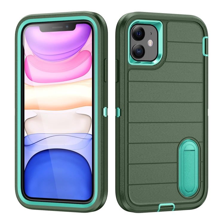Defender Gen2 Rugged PC + Silicone Phone Case with Holder, For iPhone 12 Pro Max, For iPhone 12 Pro, For iPhone 11