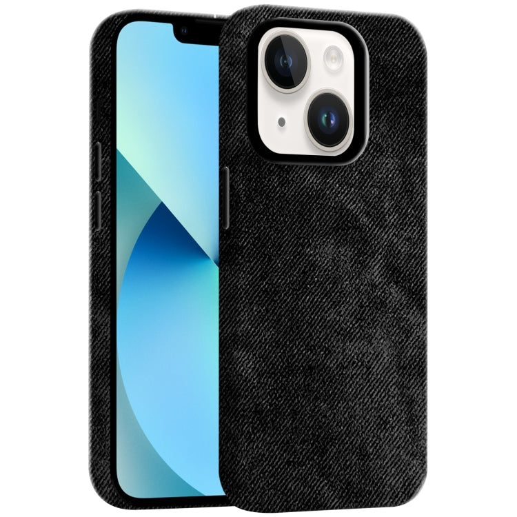 Skin Feel Denim Leather MagSafe Phone Case, For iPhone 13, For iPhone 12 Pro Max