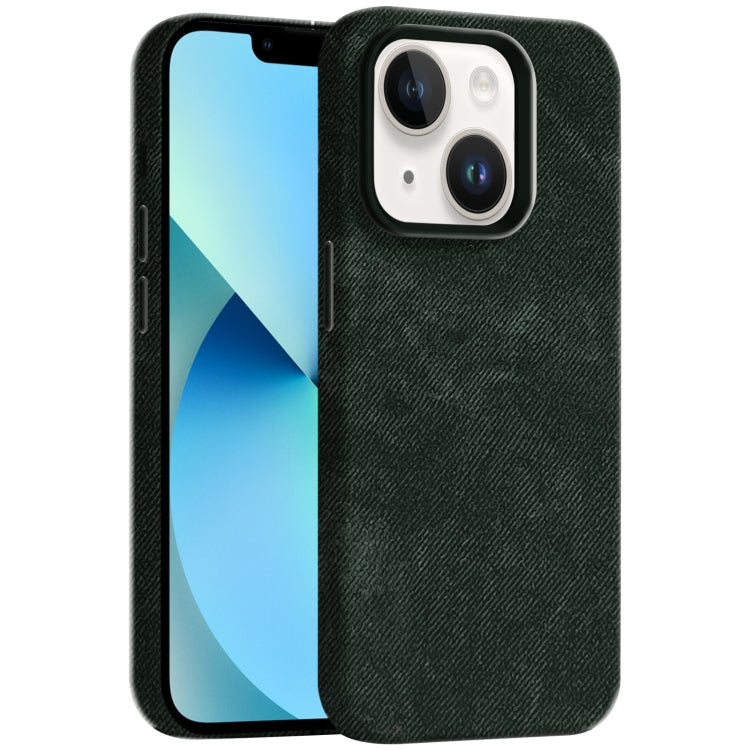 Skin Feel Denim Leather MagSafe Phone Case, For iPhone 13, For iPhone 12 Pro Max