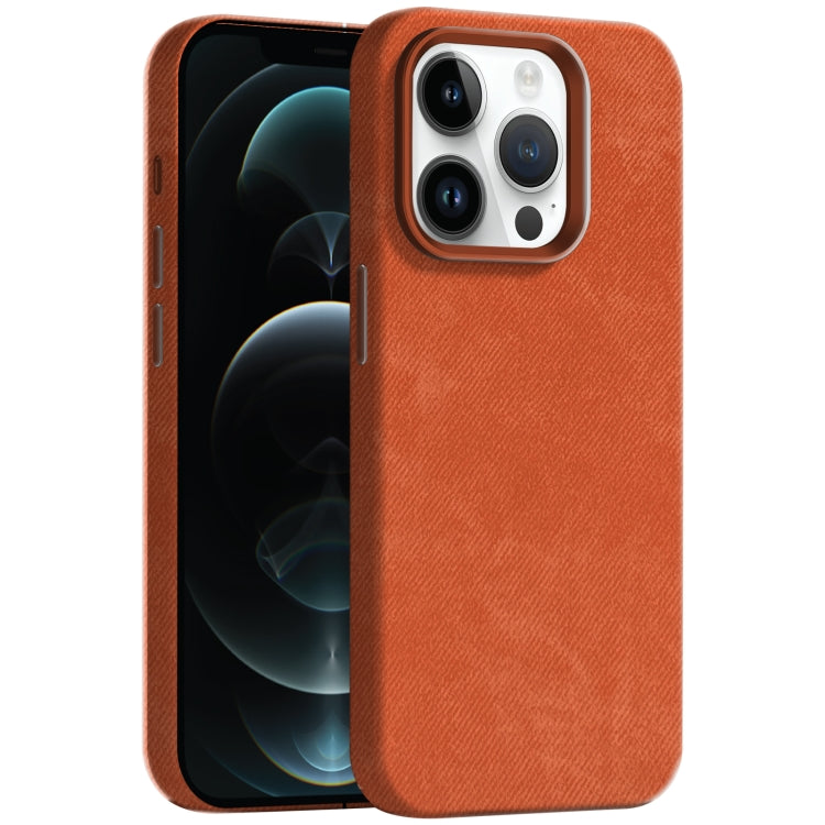 Skin Feel Denim Leather MagSafe Phone Case, For iPhone 13, For iPhone 12 Pro Max