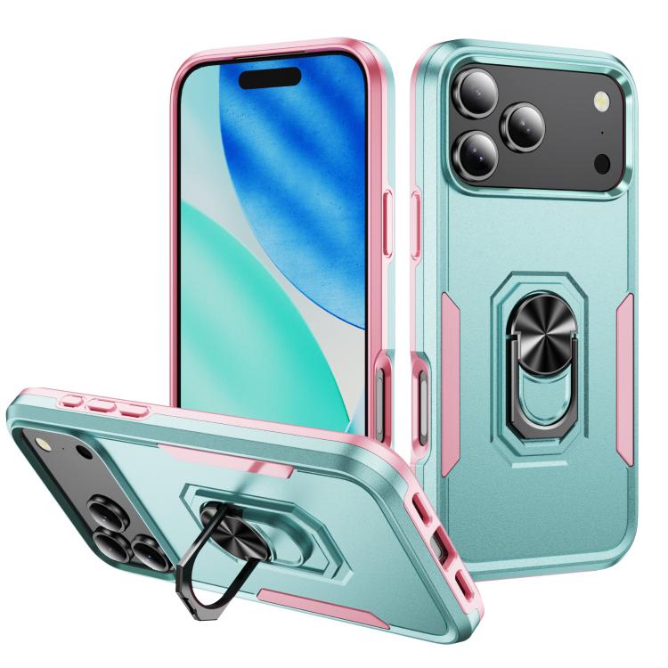 Pioneer Armor Heavy Duty PC + TPU Phone Case with Holder, For iPhone 18 Pro, For iPhone 18 Pro Max