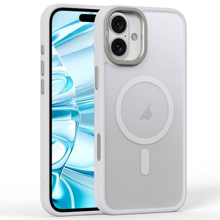 Frosted Lens Holder MagSafe Magnetic Phone Case, For iPhone 16 Pro Max, For iPhone 16 Pro, For iPhone 16 Plus, For iPhone 16