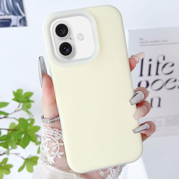 PC Hybrid Liquid Silicone Jelly Phone Case, For iPhone 16 Pro Max, For iPhone 16 Pro, For iPhone 16 Plus