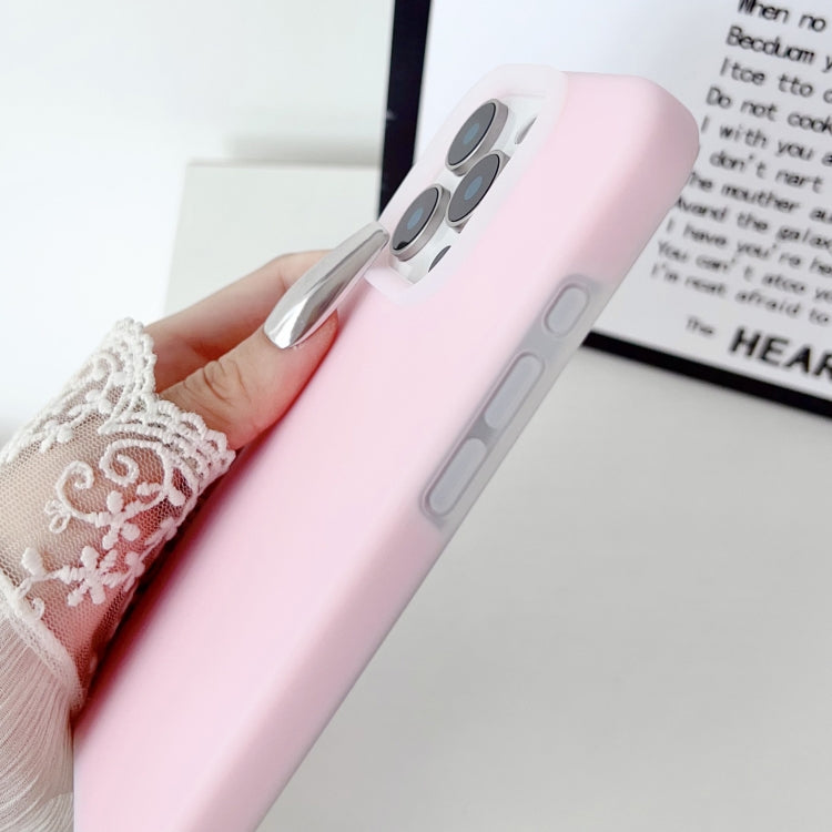 PC Hybrid Liquid Silicone Jelly Phone Case, For iPhone 16, For iPhone 15 Pro Max, For iPhone 15 Pro