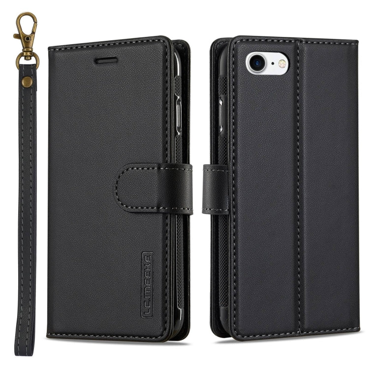 LC.IMEEKE L2 Series Detachable Magsafe PU Phone Case with Lanyard, For iPhone 7 / 8 / SE 2020 2022, For iPhone 13 Pro Max, For iPhone 13 Pro, For iPhone 13