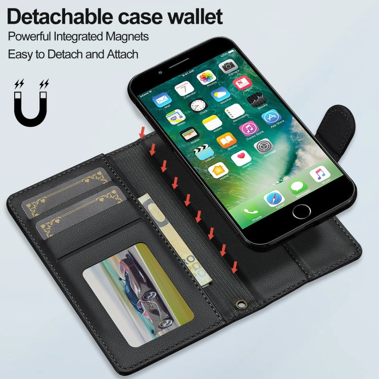 LC.IMEEKE L2 Series Detachable Magsafe PU Phone Case with Lanyard, For iPhone 7 / 8 / SE 2020 2022, For iPhone 13 Pro Max, For iPhone 13 Pro, For iPhone 13