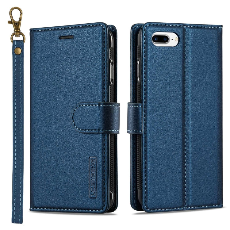 LC.IMEEKE L2 Series Detachable Magsafe PU Phone Case with Lanyard, For iPhone XR, For iPhone XS Max, For iPhone 7 Plus / 8 Plus