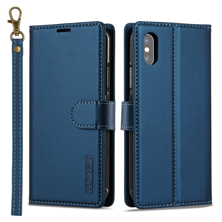 LC.IMEEKE L2 Series Detachable Magsafe PU Phone Case with Lanyard, For iPhone 12 / 12 Pro, For iPhone 12 Pro Max, For iPhone 11, For iPhone X / XS