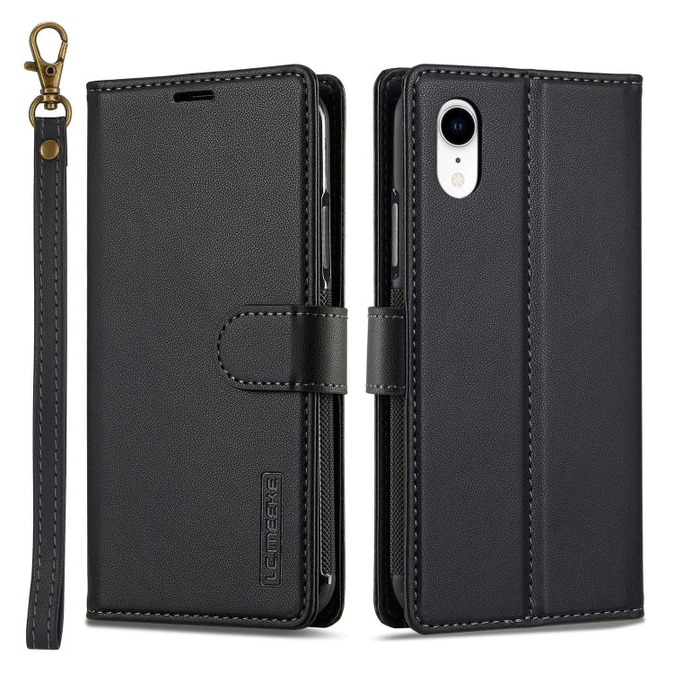 LC.IMEEKE L2 Series Detachable Magsafe PU Phone Case with Lanyard, For iPhone XR, For iPhone XS Max, For iPhone 7 Plus / 8 Plus