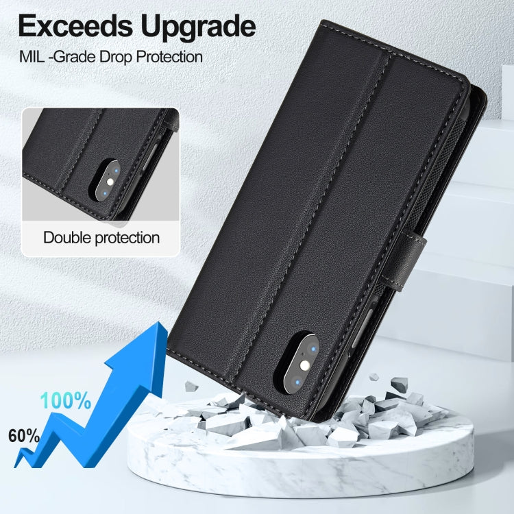 LC.IMEEKE L2 Series Detachable Magsafe PU Phone Case with Lanyard, For iPhone XR, For iPhone XS Max, For iPhone 7 Plus / 8 Plus