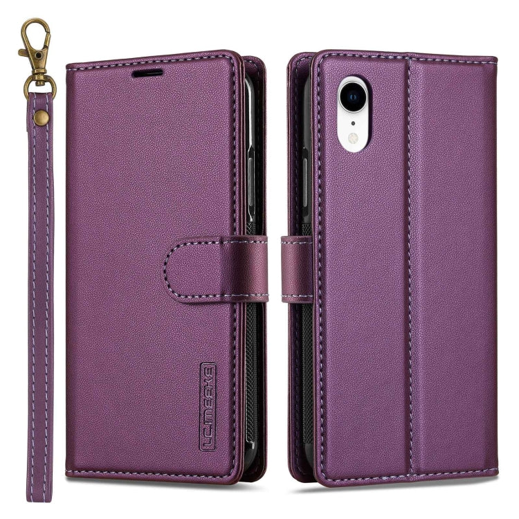 LC.IMEEKE L2 Series Detachable Magsafe PU Phone Case with Lanyard, For iPhone XR, For iPhone XS Max, For iPhone 7 Plus / 8 Plus