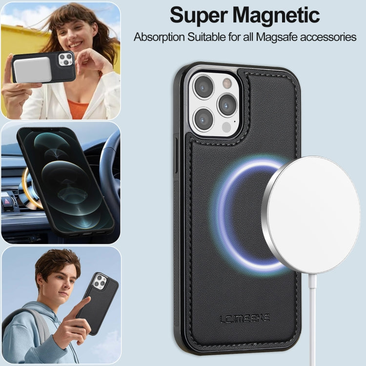 LC.IMEEKE L2 Series Detachable Magsafe PU Phone Case with Lanyard, For iPhone 12 / 12 Pro, For iPhone 12 Pro Max, For iPhone 11, For iPhone X / XS