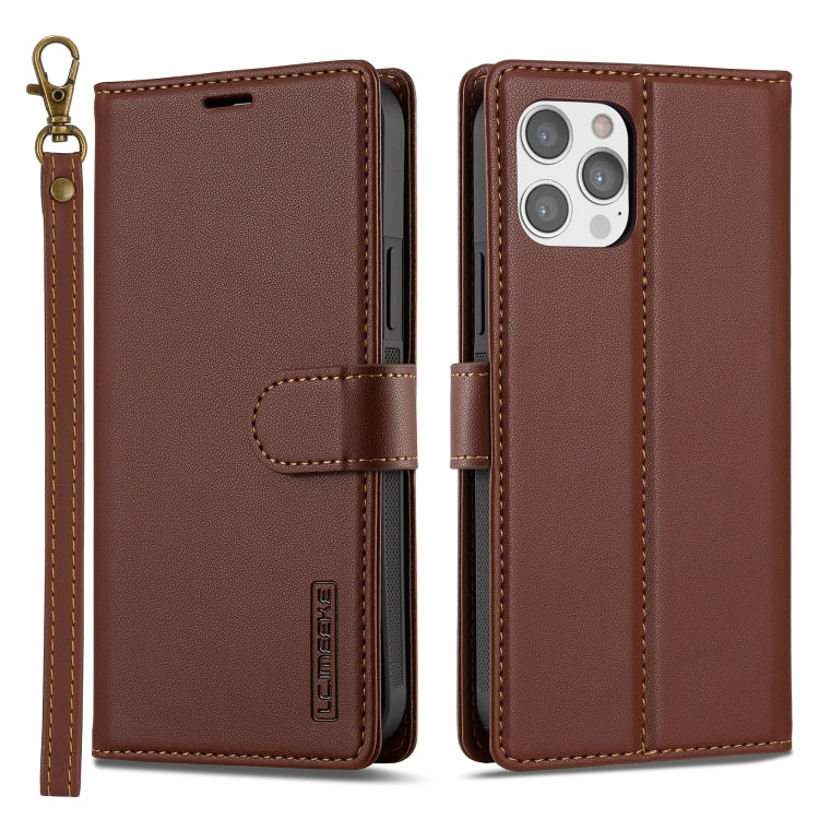 LC.IMEEKE L2 Series Detachable Magsafe PU Phone Case with Lanyard, For iPhone 12 / 12 Pro, For iPhone 12 Pro Max, For iPhone 11, For iPhone X / XS