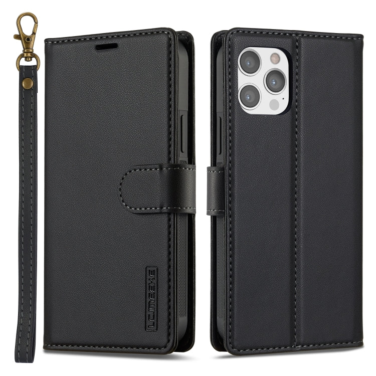 LC.IMEEKE L2 Series Detachable Magsafe PU Phone Case with Lanyard, For iPhone 12 / 12 Pro, For iPhone 12 Pro Max, For iPhone 11, For iPhone X / XS