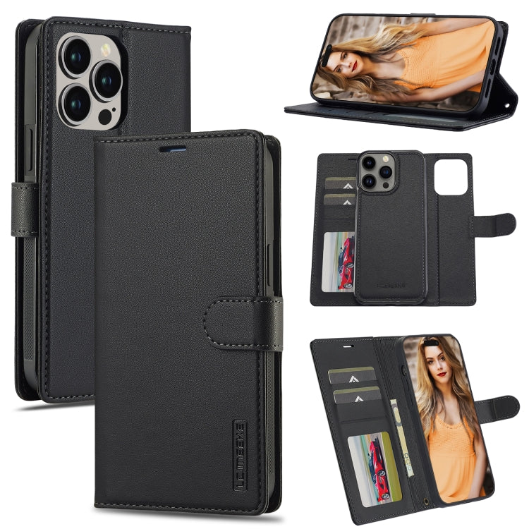 LC.IMEEKE L2 Series Detachable Magsafe PU Phone Case with Lanyard, For iPhone 7 / 8 / SE 2020 2022, For iPhone 13 Pro Max, For iPhone 13 Pro, For iPhone 13