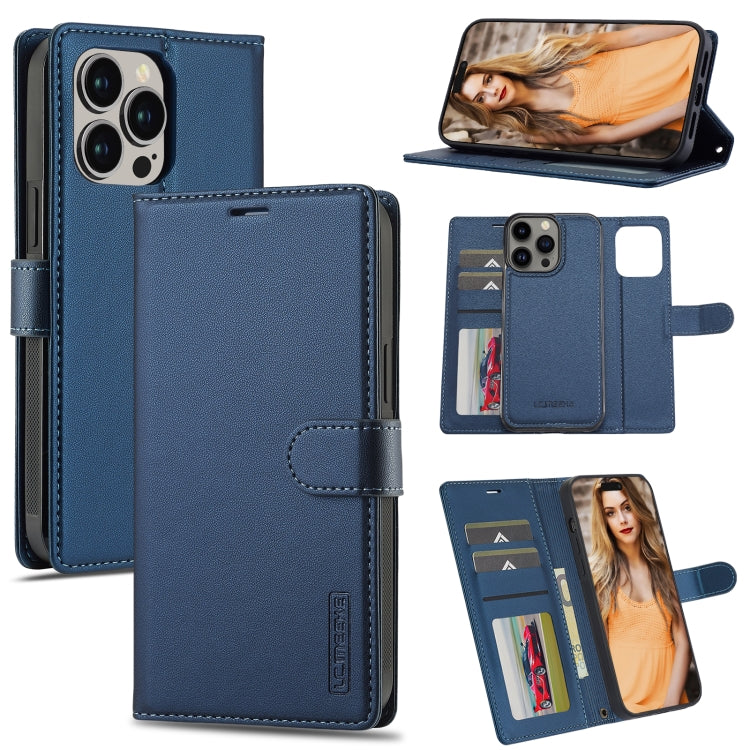 LC.IMEEKE L2 Series Detachable Magsafe PU Phone Case with Lanyard, For iPhone 7 / 8 / SE 2020 2022, For iPhone 13 Pro Max, For iPhone 13 Pro, For iPhone 13