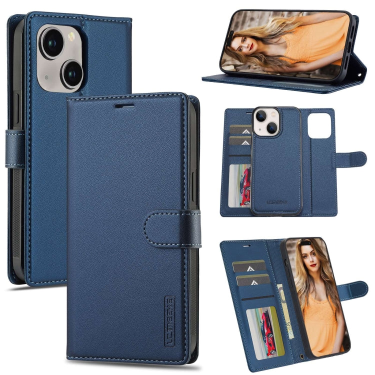 LC.IMEEKE L2 Series Detachable Magsafe PU Phone Case with Lanyard, For iPhone 7 / 8 / SE 2020 2022, For iPhone 13 Pro Max, For iPhone 13 Pro, For iPhone 13