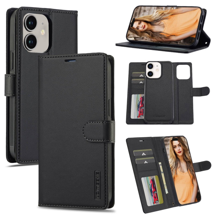 LC.IMEEKE L2 Series Detachable Magsafe PU Phone Case with Lanyard, For iPhone 12 / 12 Pro, For iPhone 12 Pro Max, For iPhone 11, For iPhone X / XS