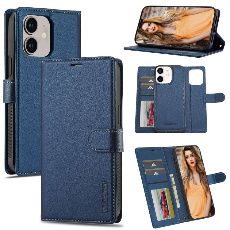 LC.IMEEKE L2 Series Detachable Magsafe PU Phone Case with Lanyard, For iPhone 12 / 12 Pro, For iPhone 12 Pro Max, For iPhone 11, For iPhone X / XS