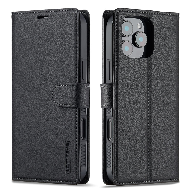 LC.IMEEKE L2 Series Detachable Magsafe PU Phone Case with Lanyard, For iPhone 16 Pro Max, For iPhone 16 Pro, For iPhone 16 Plus, For iPhone 16